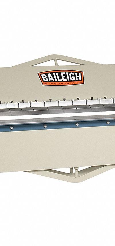 BAILEIGH INDUSTRIAL Sheet Metal Brake: Hand Lever : Top Edge - Manual Box & Pan Brakes