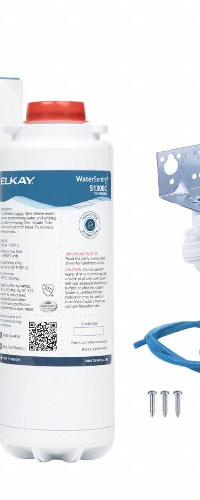 ELKAY Water Filtration System: 0.5 micron - Drinking Fountain & Beverage Machine Water Filter Systems
