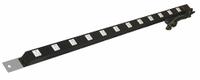 PRO-LINE Power Strip: 66 1/2 in Overall Wd, 1 1/2 in Overall Dp, Aluminum, Gray (MPN ES48/ESMR72-A31). Key specifications — Operating Voltage: 120 V; Product Type: Powerstrip; Color: Gray.