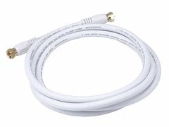 MONOPRICE Coaxial Cable: RG-6/UL, 18 AWG Conductor Gauge, 6 ft Cable Lg (MPN 4058). Key specifications — Shielding Material: Aluminum-Mylar.