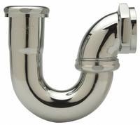 ZURN Trap: Cast Brass, Chrome-Plated, Silver, 1 1/2 in Nominal Pipe Size, 5 3/4 in Overall Lg, Slip (MPN ZR505LAW-PC). Key specifications — Finish: Chrome-Plated; Includes: Nuts; Includes Cleanout: No; Brand: ZURN; Material: Cast Brass.
