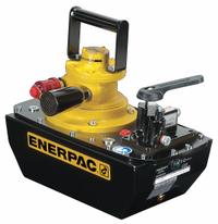 ENERPAC Air Hydraulic Pump: 10,000 psi Max. Op Pressure, 1,155 cu in Reservoir Capacity, Pendant (MPN ZA4220MX). Key specifications — attr944931: Retract; attr944932: 3-Way; attr995446: Pendant.
