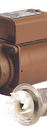Circulating Pump: 1/40 hp HP, 115V AC, Bronze, 1, 7 gpm, 5 ft Max. Head, 4 3/8 in Face to Face (MPN 003-BC4-PNP). Key specifications — Nameplate Voltage: 115V AC; Connection Type: Sweat; Brand: TACO; Includes Volute: Volute Included; System Type: Potable Water.