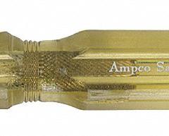 AMPCO Solid Round Shank Nut Driver: Straight, Metric, Without Magnetized Tip, Std, 17 mm Tip Size (MPN ND-17MM). Key specifications — attr1214485: Round; attr1214505: AMPCO.