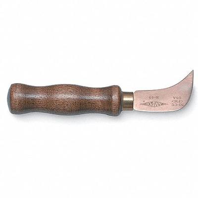 AMPCO Linoleum Knife: Straight, 4 1/2 in Blade Projection Lg, 7 1/2 in Overall Lg - Flooring Knives