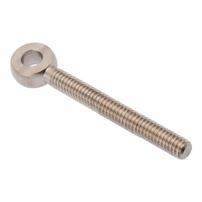 AMPG Fixed Rod End: Stainless Steel, Plain, 3 in Hole Center-to-End Lg - Stainless Steel Male Threaded Fixed Rod Ends