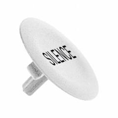 SCHNEIDER ELECTRIC Push Button Cap: 22 mm Panel Size, Non-Illuminated, Non-Metallic, Silence, White (MPN ZBA147). Key specifications — Manufacturer Part Number: ZBA147; Compatible Operator Illumination: Non-Illuminated; Compatible with Series: XB4; Head Attachment Type: Snap-On; Head Material: Plastic; Brand: SCHNEIDER; Legend: Silence.