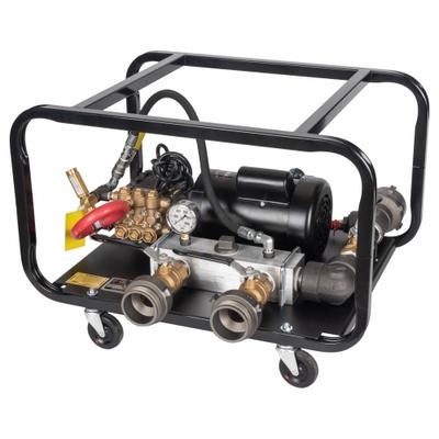 WHEELER-REX Fire Hose Tester: Two Outlet, 500 psi, 3 gpm, 1 hp, 2 1/2 in FNST Inlet - Fire Hose Testers