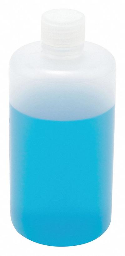 APPROVED VENDOR Laboratory Bottle: Polypropylene, 16.9 fl oz, 500 mL, Colorless - Polypropylene Narrow Mouth Round Lab Bottles