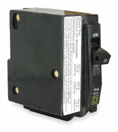 SQUARE D Miniature Circuit Breaker: 10 A, 120/240V AC, Single Phase, 10kA at 120/240V AC, 1 Poles (MPN QO1101021). Key specifications — Phase: Single; Amps: 10 A; AC Voltage Rating: 120/240V AC; Max. AIR Rating: 10kA at 120/240V AC; For Use With: QO Load Centers and NQ Panelboards; Brand: SQUARE D.