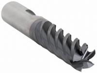 CLEVELAND Square End Mill: Carbide, TiAlN Coated, 5 Flute, 5/8" Mill Dia, 3/4" LOC, 3" OAL (MPN C80444)