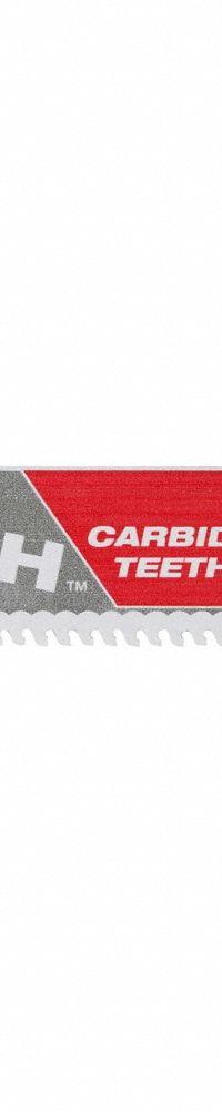 MILWAUKEE Reciprocating Saw Blade: 8 Teeth per Inch, 6 in Blade Lg, 0.05 in Blade Thick, 3 PK (MPN 48-00-5301). Key specifications — attr1109198: 8; attr1109200: Rigid for Straight Cuts; attr1109201: Straight; attr1109209: MILWAUKEE.