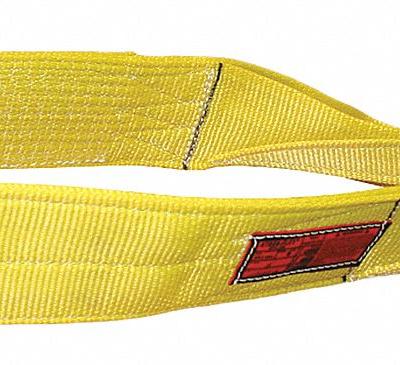 STREN-FLEX Web Sling: Type 3, Nylon, 8 ft Sling Lg, 16 in Eye Lg, 3 Plies - Standard Nylon Flat-Eye Web Slings