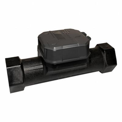 BADGER Flow Sensor: Flow Sensor, Ultrasonic, Inline, Water, 1 in For Pipe Size - Inline Ultrasonic Flowmeters for Water