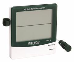 EXTECH Digital Hygrometer: 10%to 99% Humidity Range, Temp, Cabled Sensor (MPN 445715). Key specifications — Primary Scale: Temperature; Secondary Scale: Humidity; Display Type: Digital; Brand: EXTECH.