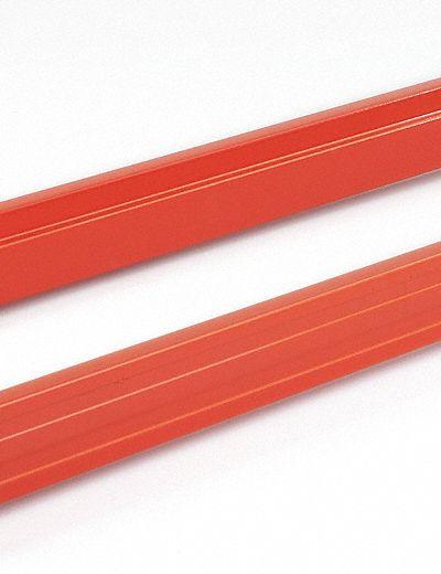 STEEL KING Step Beam: Step Beam Beam - Steel King Impact-Resistant Teardrop Pallet Rack Step Beams