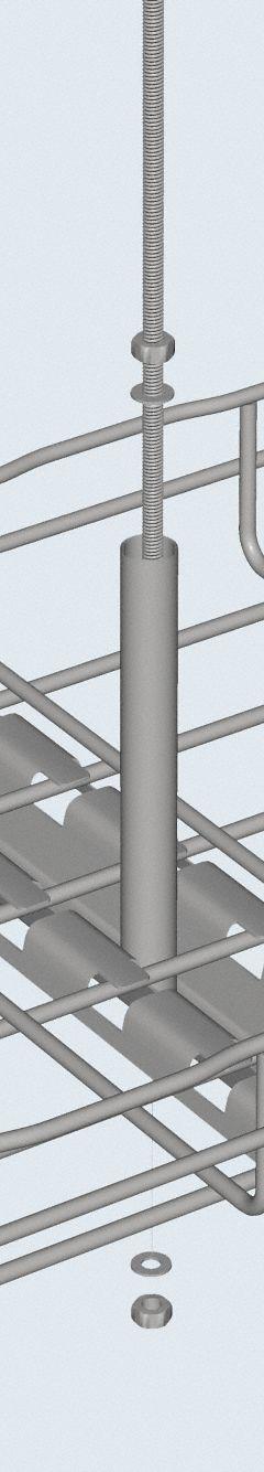 CABLOFIL Center Hanger: 16 in Wd, Steel, Galvanized (MPN FASPCH400PG). Key specifications — Material: Steel; Manufacturer Part Number: FASPCH400PG; Brand: CABLOFIL; Finish: Galvanized; For Use With: Trays.