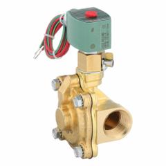 REDHAT Solenoid Valve: 2-Way, Normally Closed, 1 in Pipe Size, 110V AC/120V AC, Watertight, NBR Seal (MPN 8210G004MO). Key specifications — Pipe Size: 1 in; Voltage: 110V AC; Brand: REDHAT; Coil Enclosure: Watertight.