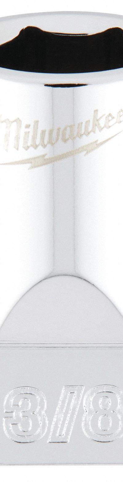 MILWAUKEE Standard Socket: SAE - Anti-Roll Hand Sockets