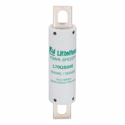 LITTELFUSE Semiconductor Fuse: L70QS Series, Very-Fast-Acting, 40 A, 700 V AC - Very-Fast-Acting Bolt-On Fuses
