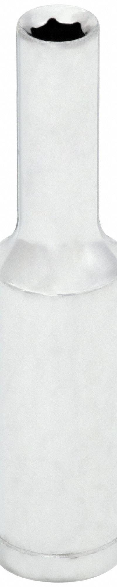 WESTWARD Socket: Metric - 1/4" Drive Hand Sockets