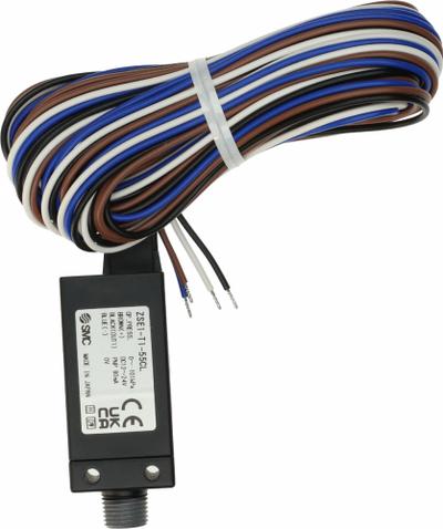 SMC Pressure Switch: 1/8 in Port Size, 1 PNP Output Open Collector, 12 to 24V DC - Compact Vacuum Pressure Switches