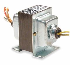 FUNCTIONAL DEVICES INC / RIB Class 2 Transformer: 40 VA Power Rating, 24V AC, Inherently Limited (MPN TR40VA004). Key specifications — Brand: FUNCTIONAL DEVICES INC / RIB; Connection - Primary: Wire Lead; Connection - Secondary: Wire Lead; Input Voltage: 277V AC; Mounting: Foot; Output Voltage: 24V AC.