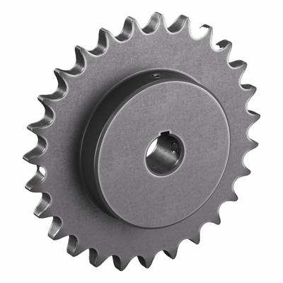 TRITAN Roller Chain Sprocket: 60, For 3/4 in Chain Pitch, 1 in Bore Dia, 27 Teeth - Size 60 Fixed-Bore Roller Chain Sprockets