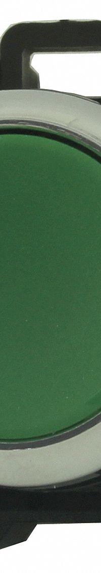 EATON Flush Push Button: Green, 22 mm Mounting Size, Metallic, Maintained (MPN M22M-DR-G). Key specifications — Brand: EATON; Action: Maintained; Series: M22; Push Button Material Type: Metallic.