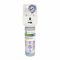 MANITOWOC Ice Machine Filter System: 0.5 micron, 1.3 gpm, 15 1/4 in Overall Ht (MPN AR-20000-P). Key specifications — Product Type: Ice Machine System; Filter Media: Polyphosphate; Brand: MANITOWOC; Reduces: Mold.