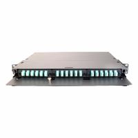 Patch Panel: 1 Rack Units, 3 Ports, Flat, PoE, Not Numbered, Front & Top Access, Unequipped (MPN LGX-APP11-2D-1U). Key specifications — Brand: FIBERTRONICS; Compatible Cable Performance Category: Single-Mode Fiber Optic; Compatible Adapter Type: (3) LGX Adapter Plates or Cassettes; Material: Steel; _Access Type: Front & Top Access; _Port Labeling: Not Numbered; _Power Over Ethernet: PoE; _Series: Optiwave.