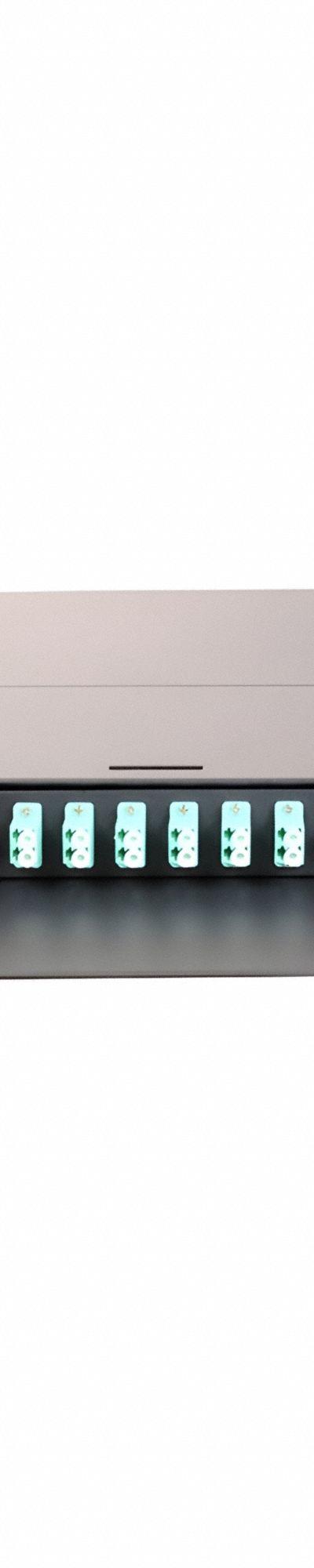 FIBERTRONICS Patch Panel: 1 Rack Units - Rack-Mount Modular Fiber Optic Patch Panels