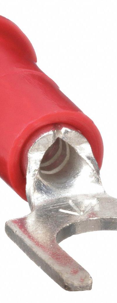 3M Fork Terminals: Red - Insulated Fork Terminals