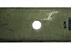 STENS Lawn Mower Blade: 5/8 in Dia, 2 1/2 in Wd, 20 in Lg (MPN 345-156). Key specifications — Center Hole Diameter: 5/8 in; Brand: STENS.