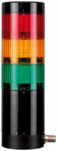 MURRELEKTRONIK Tower Light Assembly: 3 Tier, Amber/Green/Red, No Sounder Tier, 293 mm Overall Ht (MPN 4000-76712-5310000). Key specifications — Manufacturer Part Number: 4000-76712-5310000; Brand: MURRELEKTRONIK; Operating Voltage: 21.6 to 26.4V; Light Tier Color: Amber.