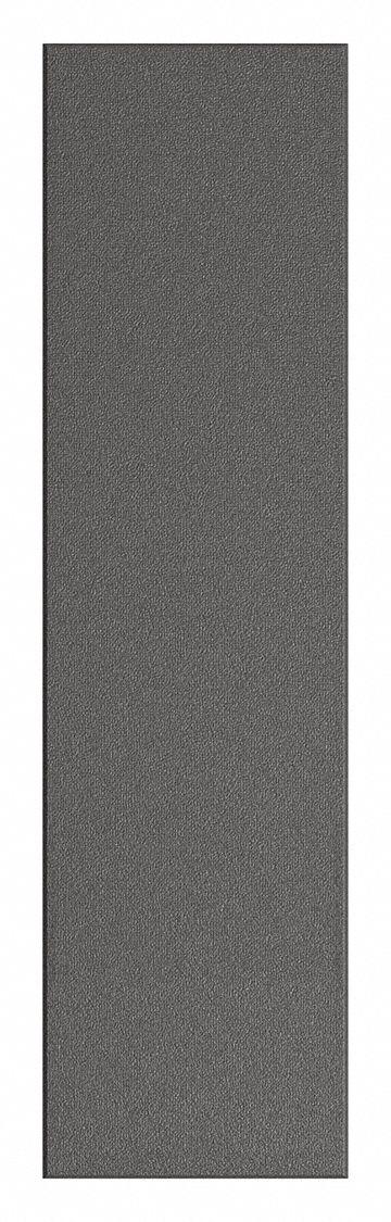 ASI GLOBAL PARTITIONS Partition Column: Plastic Polymer, Pebble, Black, 82 in Ht, 22 in Wd - Pilasters for Bathroom Partitions