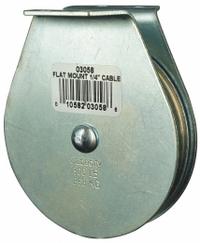 APPROVED VENDOR Pulley Block: Pulley Block, Mounted, Side Mount/Upright Mount, Pulling, Bolt-On (MPN 4JX77). Key specifications — Operation: Pulling; Brand: APPROVED VENDOR; Housing Material: Carbon Steel; Sheave Material: Steel.