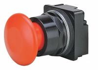 SIEMENS Mushroom Head Push Button: Illuminated, Mushroom Head Profile, Metallic, 30 mm, 1NO/1NC (MPN 52BP2D2A). Key specifications — Brand: SIEMENS; Action: Maintained; Series: Class 52; Terminal Connection: Pressure Plate; Push Button Material Type: Metallic.