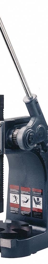 DAKE CORPORATION Arbor Press: 3 ton Force in Tons, 7 in Swing (In.), 5.5 x 5.5 in (MPN 902001)