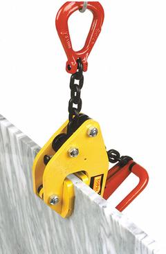 TRACTEL Nonmarring Plate Clamp: Nonmarring Plate Clamp, 1,102 lb Working Load Limit, Auto, Auto (MPN 50408). Key specifications — Attachment Type: Load Ring with Chain; Brand: TRACTEL; Material: Steel.