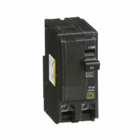 SQUARE D Miniature Circuit Breaker: 90 A, 120/240V AC, Single Phase, 10kA at 120/240V AC, 2 Poles (MPN QO290). Key specifications — Phase: Single; Amps: 90 A; AC Voltage Rating: 120/240V AC; Max. AIR Rating: 10kA at 120/240V AC; For Use With: QO Load Centers and NQ Panelboards; Brand: SQUARE D.
