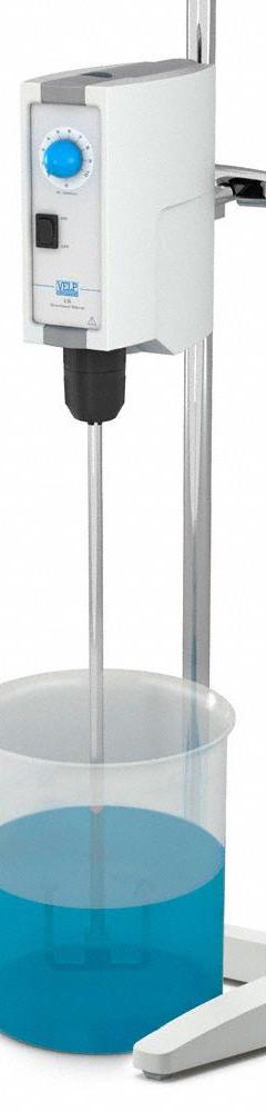 VELP SCIENTIFIC Overhead Stirrer: 2,000 RPM Max Speed, 40 N-cm, 25,000 cps Max Viscosity, 5 lb Wt (MPN F201A0151). Key specifications — Voltage: 110/230V; Maximum Torque: 40 N-cm; Mixing Speed Type: Variable; Brand: VELP SCIENTIFIC.