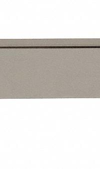 ECONOCO Faceout: Single, 1 in Slot Spacing, 1/2 in Slot Lg, 1/4 in x 14 in x 1 in, Chrome, Silver (MPN RDW/14). Key specifications — Product Type: Rectangular Faceout; Color: Silver; For Display Type: Single or Double Slotted Standards; Material: Steel; Duty Rating: Heavy Duty; Brand: ECONOCO; Finish: Chrome; Mounting Type: Hanging.