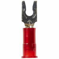3M Fork Terminals: Red, Nylon, #4 Stud Size, 22 AWG – 18 AWG Wire Range, Locking Fork, 600 V (MPN MNG18-4FLK). Key specifications — Barrel Style: Insulation Grip; Manufacturer Part Number: MNG18-4FLK; Brand: 3M.