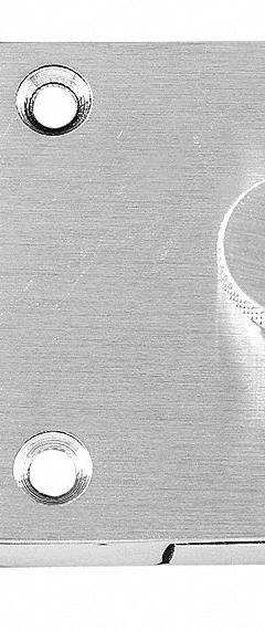 ROCKWOOD Secret Latch: Gate Latch, Concealed Button, 5/8 in Bolt Head Dia, Cast Brass, Silver, Matte (MPN 602.26D). Key specifications — Brand: ROCKWOOD; Color: Silver; Finish: Matte; Latch Type: Concealed Button; Hardware Included: Yes; Material: Cast Brass; Product Type: Gate Latch.
