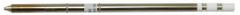 HAKKO Soldering Tip: T15 Series, Chisel, 2 mm W, 5 mm Lg (MPN T15-D2). Key specifications — Brand: HAKKO; Compatible Handpiece Manufacturer Model Number: FM-2028; Manufacturer Part Number: T15-D2.