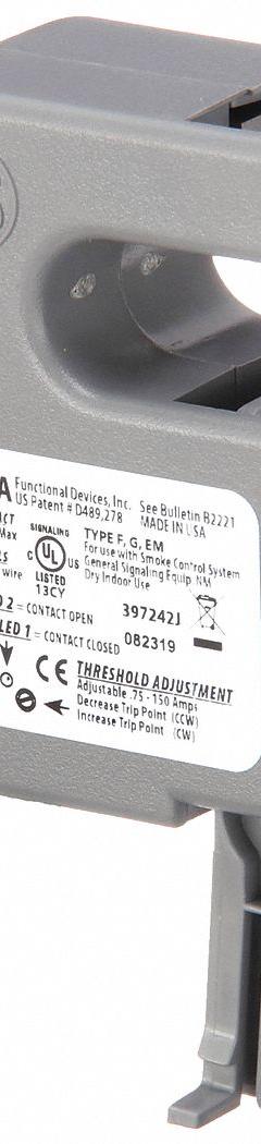 RIB Adjustable Current Sensing Relay: Surface Mounted, 0.4 A Current Rating, 30V AC/DC, Pin (MPN RIBXGTA). Key specifications — Adjustment Method: Switch; Electrical Connection: Terminal Strip; Monitored Parameters: Undercurrent; Mounting Style: Surface; Status Indicator: No Indicator; Trip Point: 0.75 to 150 A; Trip Point Type: Adjustable; Brand: RIB.