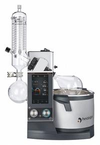 HEIDOLPH Rotary Evaporator: Motor, 5 L, 10 RPM to 280 RPM, 1,300 W Heating Capacity (MPN 036041071). Key specifications — Brand: HEIDOLPH; Height Adjustment Method: Motor; Included Glassware Series and Type: G3 Vertical Condenser; Vacuum Controller: Yes; Vapor Temperature Sensor: No; Features: Transfer Your Favorites to Other Devices Using a USB Stick.