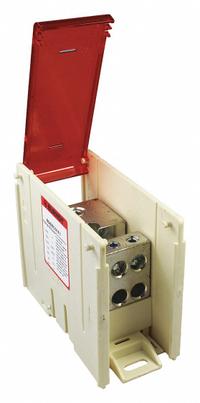 BURNDY Block Cover: 1 Poles, BDBMCS, Snap-On (MPN BDBMCSCOVER). Key specifications — Compatible with Series: BDBMCS; Brand: BURNDY; Mounting Type: Snap-On.