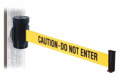 RETRACTA-BELT Retractable Belt Barrier: Magnet, 10 ft Belt Lg, Caution Messaging, Yellow (MPN WH700SB-CAU-MM). Key specifications — attr981520: Black; attr981527: Black; attr193646: RETRACTA-BELT; attr981511: Yellow.